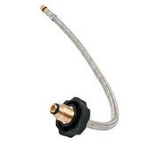 Manguera hule de gas con pictel trenzada en acero inoxidable